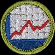 American Business merit badge emblem