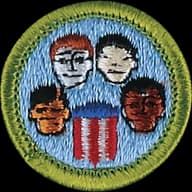 American Cultures merit badge emblem