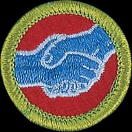 American Labor merit badge emblem
