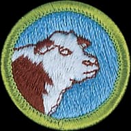 Animal Science merit badge emblem