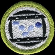 Animation merit badge emblem