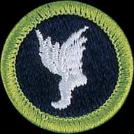 Athletics merit badge emblem