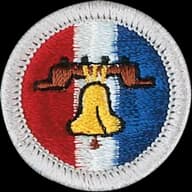 Citizenship in the Nation merit badge emblem