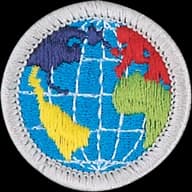 Citizenship in the World merit badge emblem