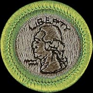 Coin Collecting merit badge emblem