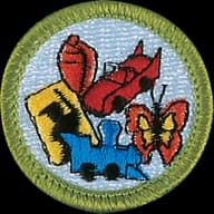 Collections merit badge emblem