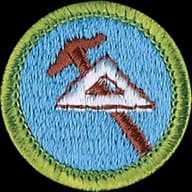 Drafting merit badge emblem