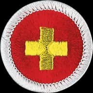 First Aid merit badge emblem