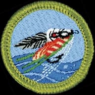 Fly-Fishing merit badge emblem