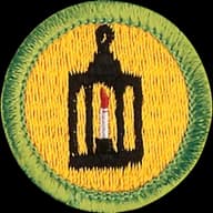 Metalwork merit badge emblem