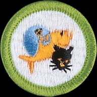 Pets merit badge emblem