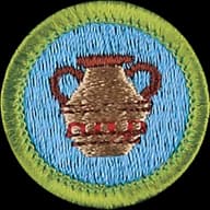 Pottery merit badge emblem