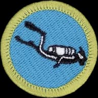 Scuba Diving merit badge emblem