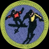 Snow Sports merit badge emblem