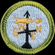 Weather merit badge emblem