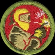 Welding merit badge emblem