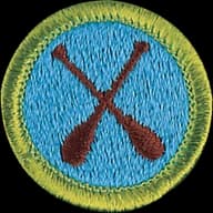 Canoeing merit badge emblem