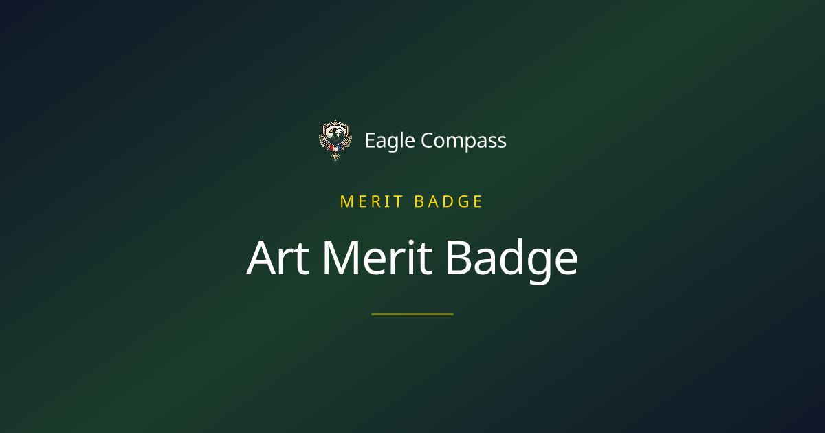 Art Merit Badge — Requirements & Guide 2026 | Eagle Compass
